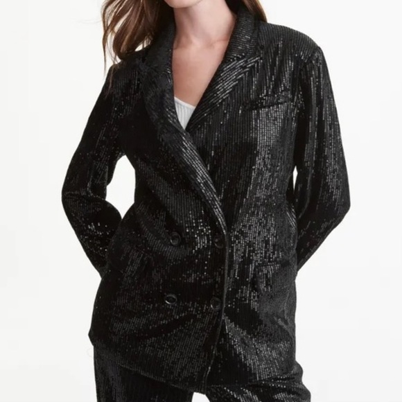 Dkny Jackets & Blazers - NWT DKNY OVERSIZED SEQUIN BLAZER